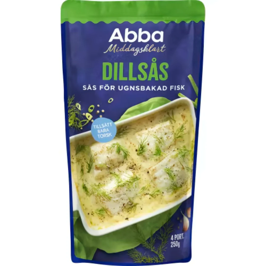 Abba DillsÄs För Ugnsbakad Torsk 4 Port - Creamy Dill Sauce for Fish Gratin 250g