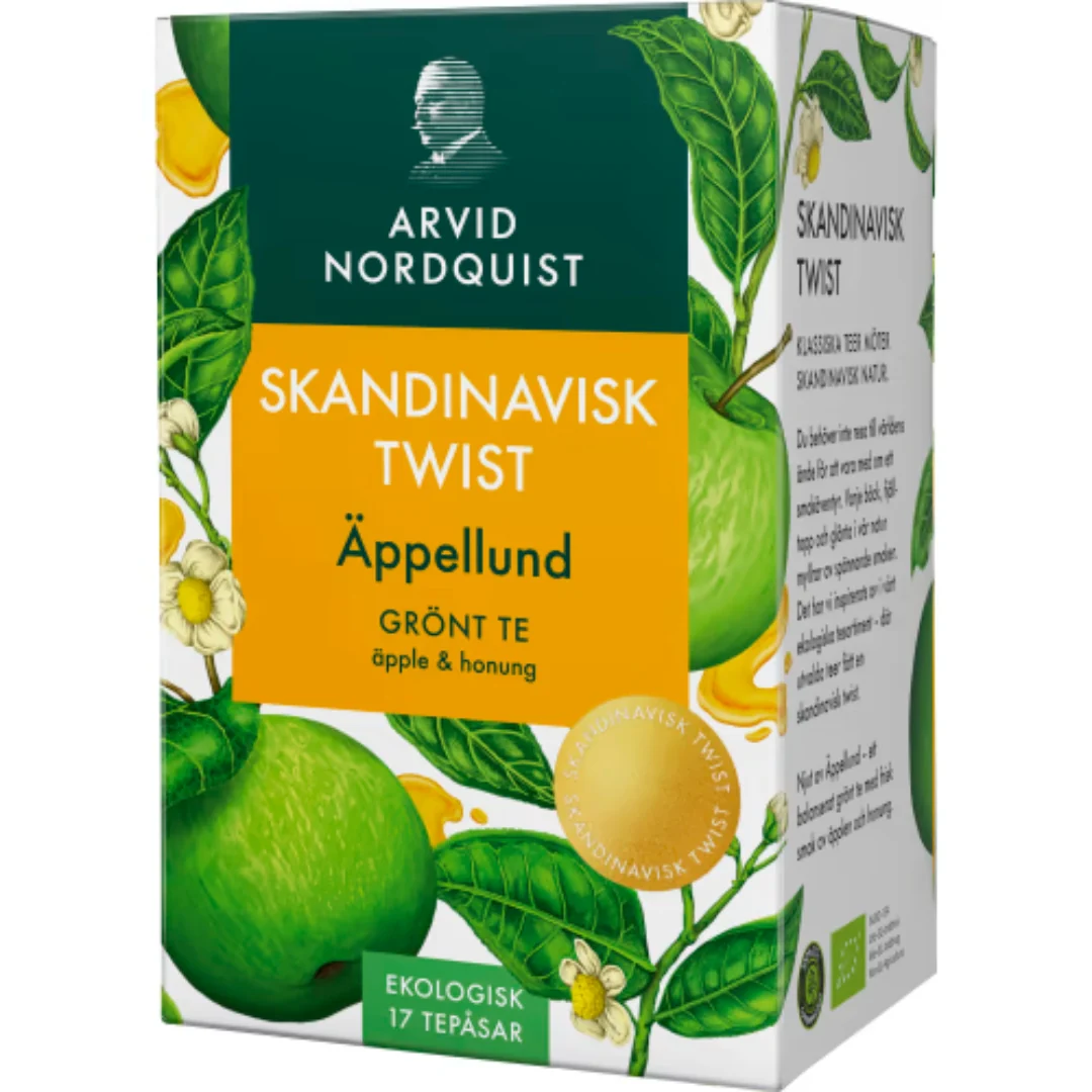 Arvid Nordquist Äppellund Grönt Te - Green Tea 17p