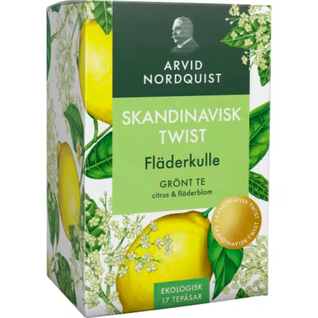 Arvid Nordquist Fläderkulle Grönt Te - Green Tea 17p