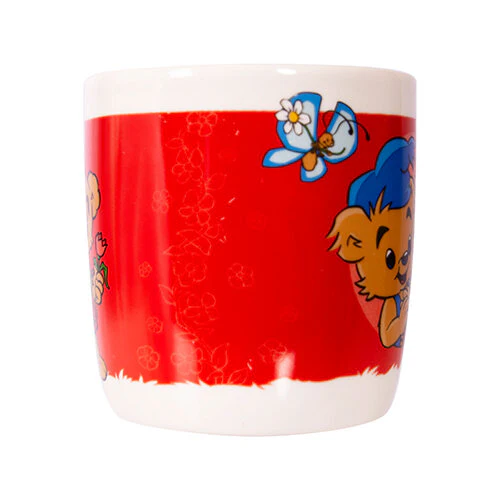 BAMSE Mugg Bamse & Brummelisa Röd 27cl - Image 4