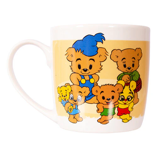 BAMSE Mugg Bamse Familjen Aprikos 27cl - Image 3