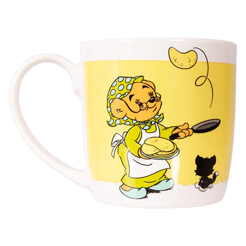 BAMSE Mugg Farmor Steker Pannkakor Gul 27cl - Image 3