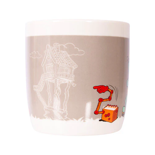 BAMSE Mugg Skalman I Skottkärran Grå 27cl - Image 4
