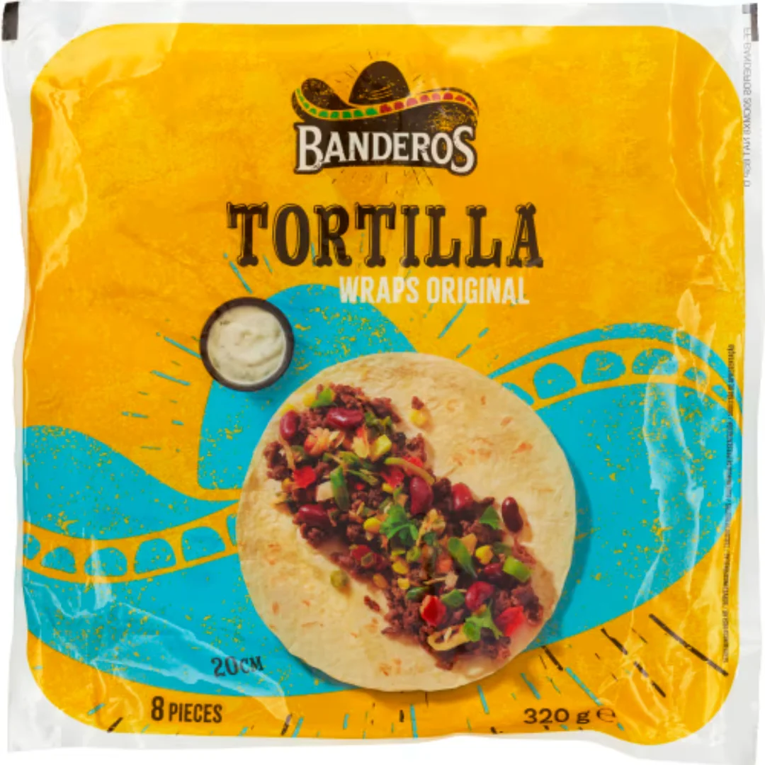 Banderos Tortilla 8-pack - Tortilla 320g