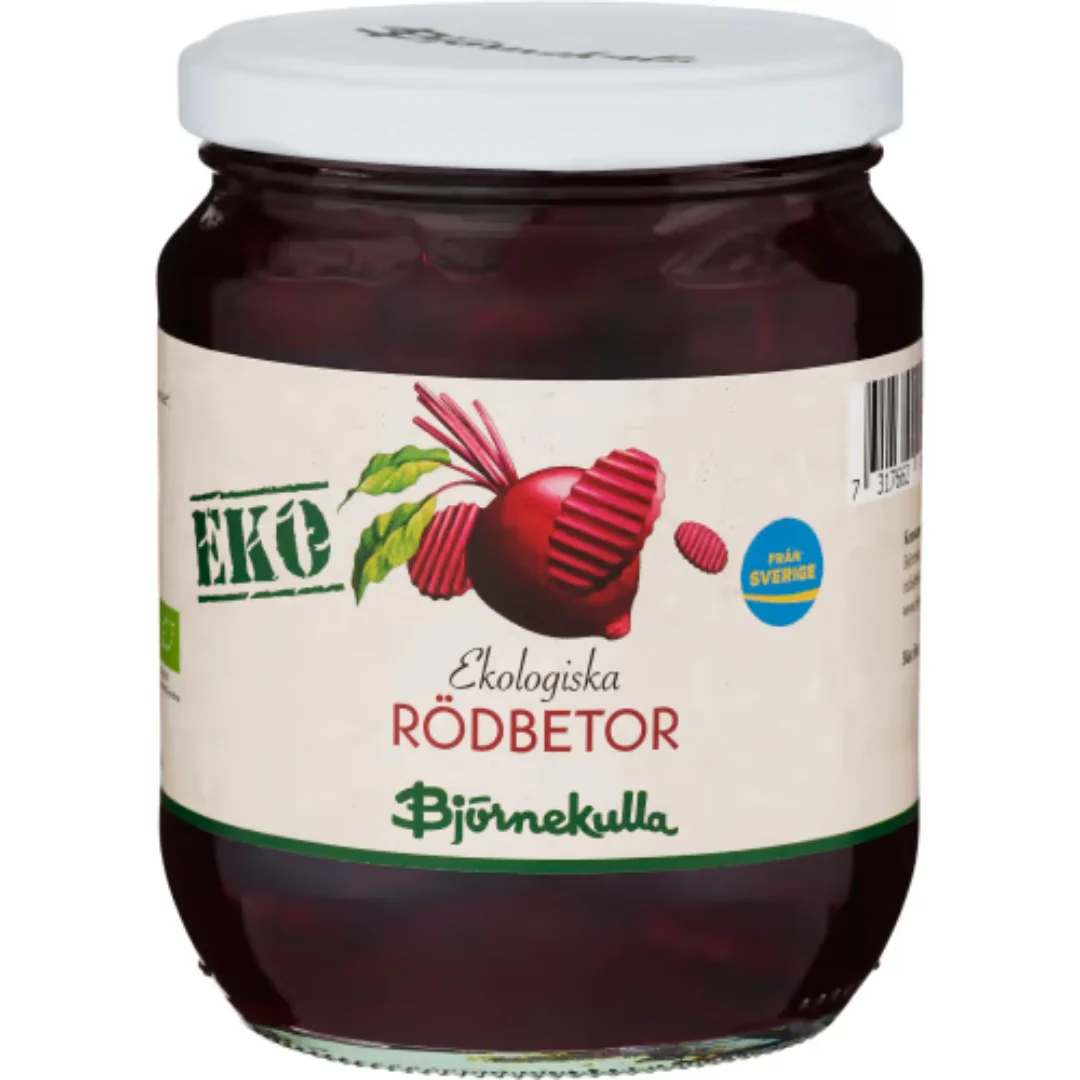 Björnekulla Rödbetor Skivade Ekologiska - Sliced Organic Beets 580g
