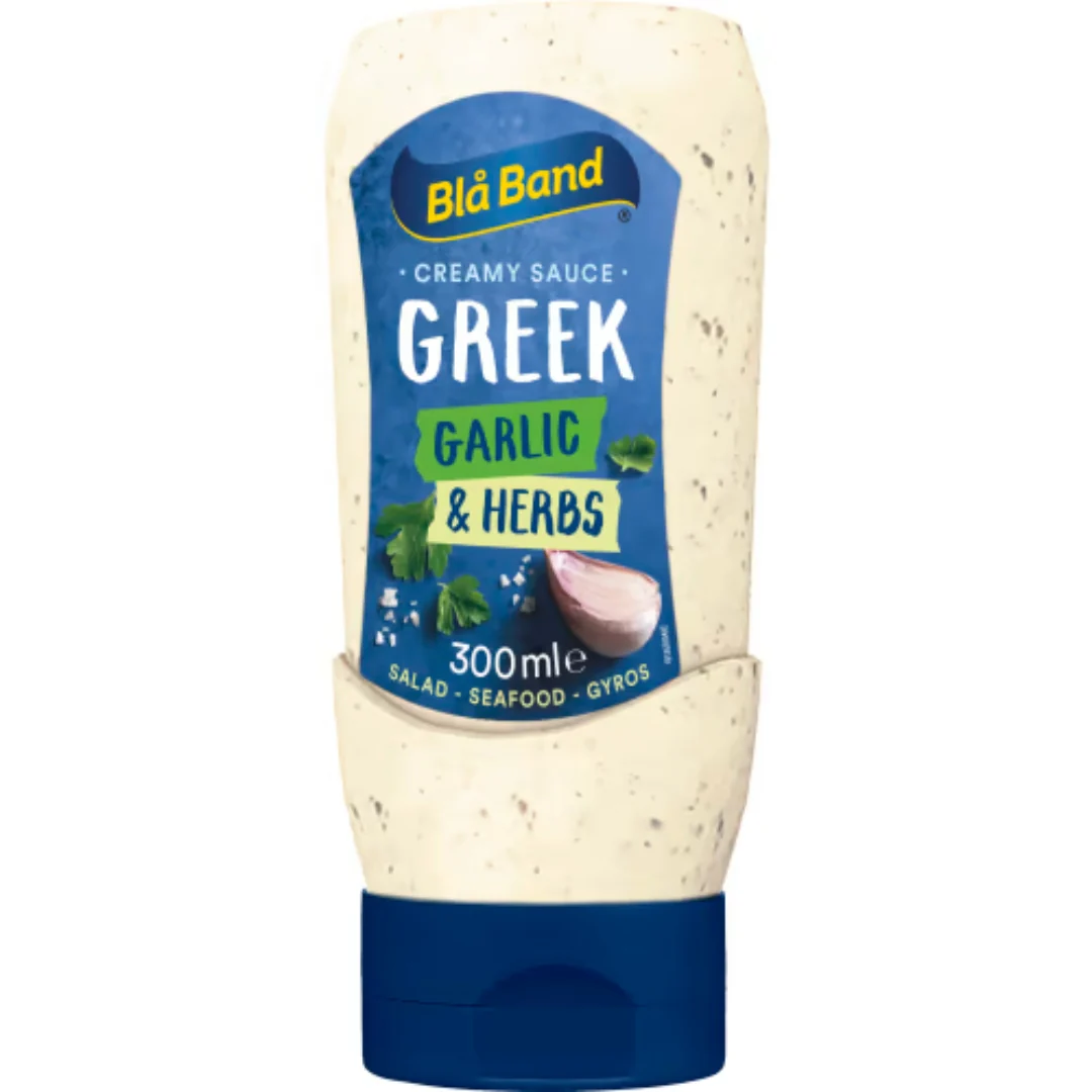 BlÄ Band Greek Sauce Garlic & Herbs SÄs - Garlic Herb Sauce 300ml