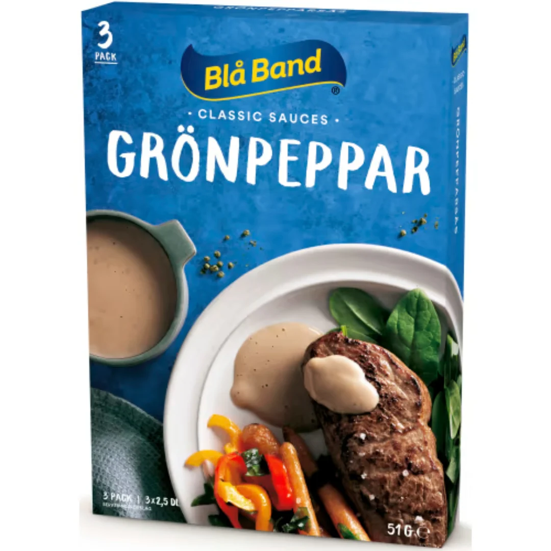 BlÄ Band GrönpepparsÄs Pulver - Green Pepper Sauce 51g