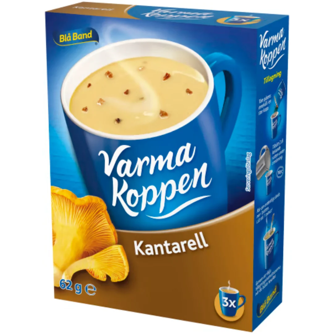 BlÄ Band Kantarell Varma Koppen Pulver/3 Port - Chanterelle Soup 62g