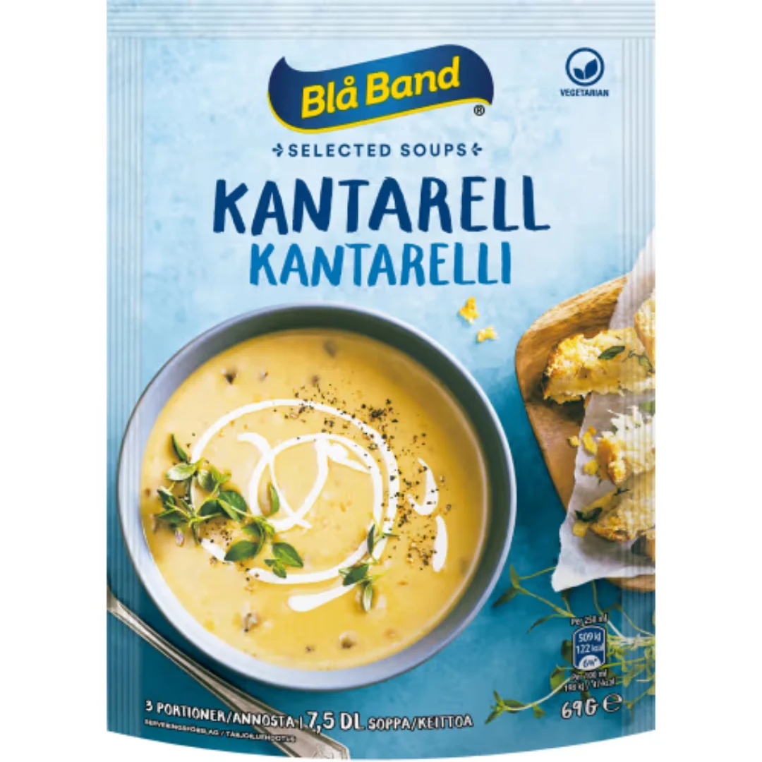 BlÄ Band Kantarellsoppa Pulver/5 Port - Chanterelle Soup 69g