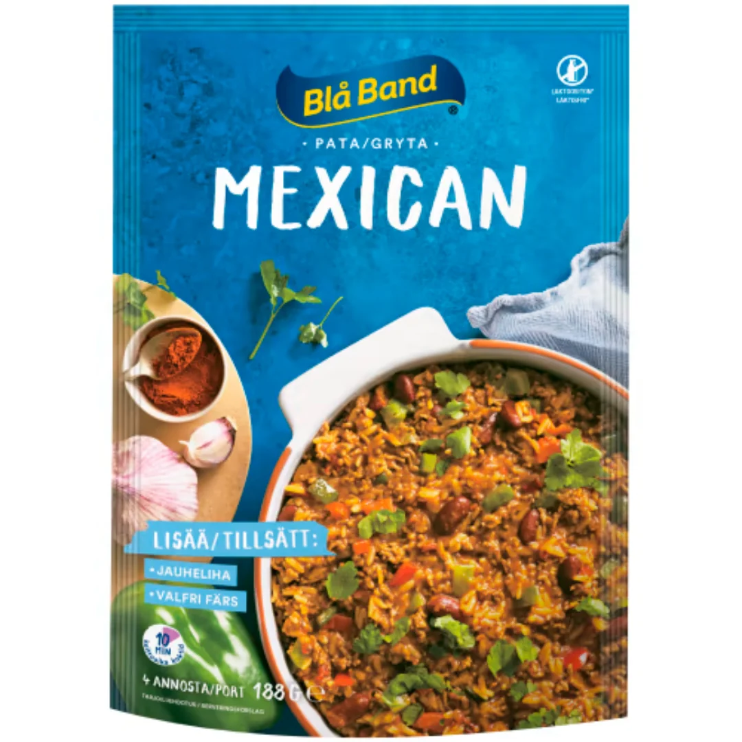 BlÄ Band Mexican Grytmix Grytmix/4 Port - Mexican Stew Mix 188g