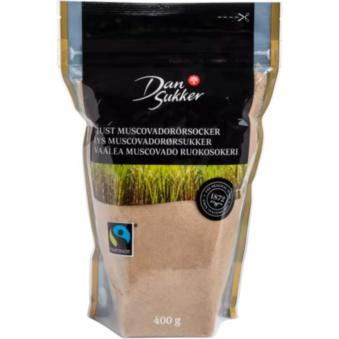 Dansukker Muscovado Ljus Rörsocker - Muscovado Cane Sugar 400g