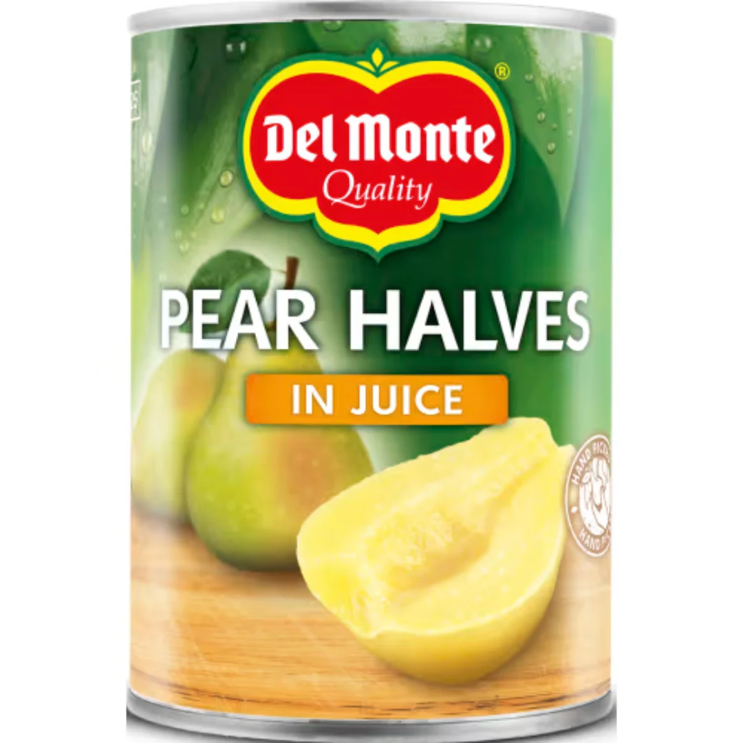 Del Monte PĂ€ronhalvor - Pear Halves in Juice 415g