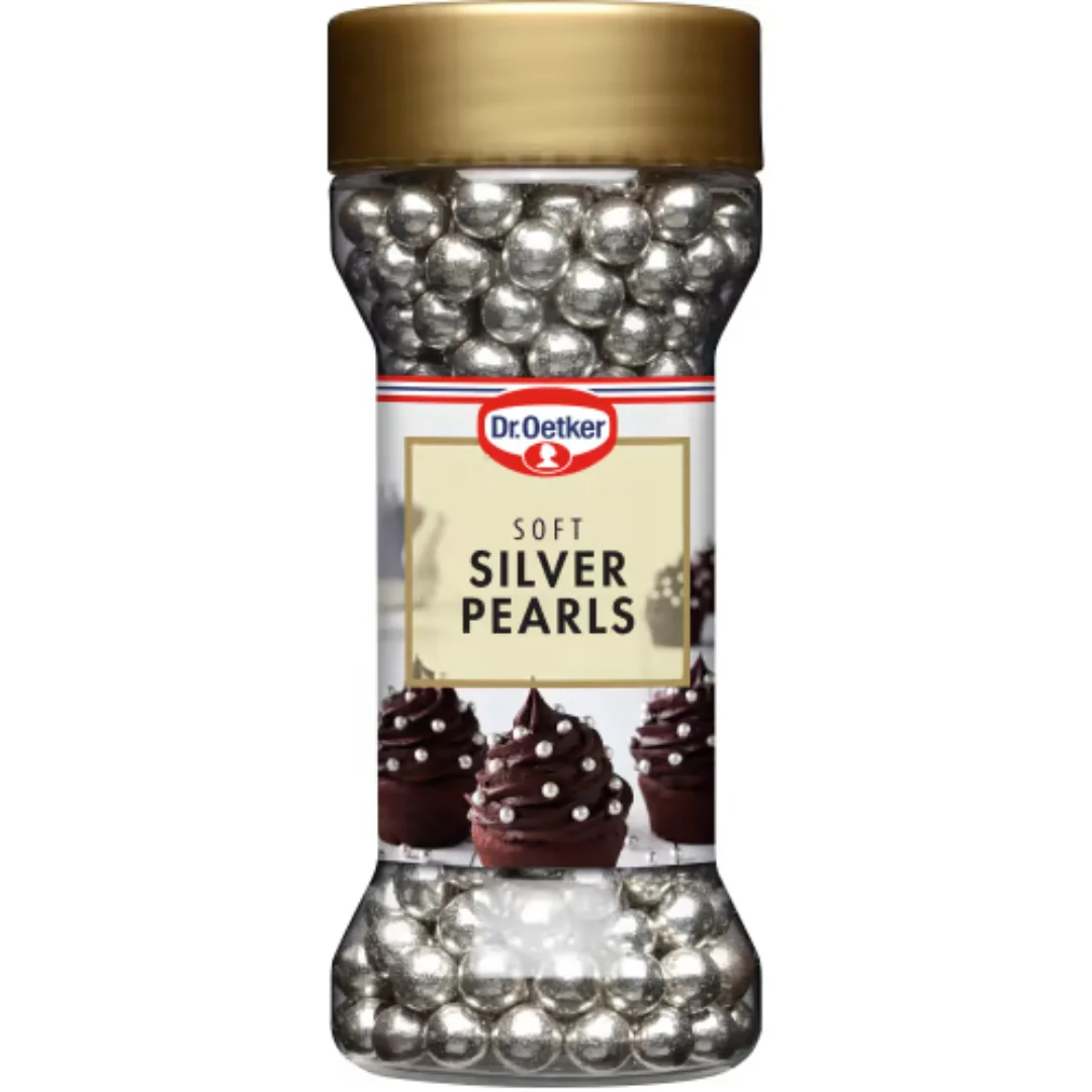 Dr Oetker Pearls Soft Silver - Silver Pearls 45g