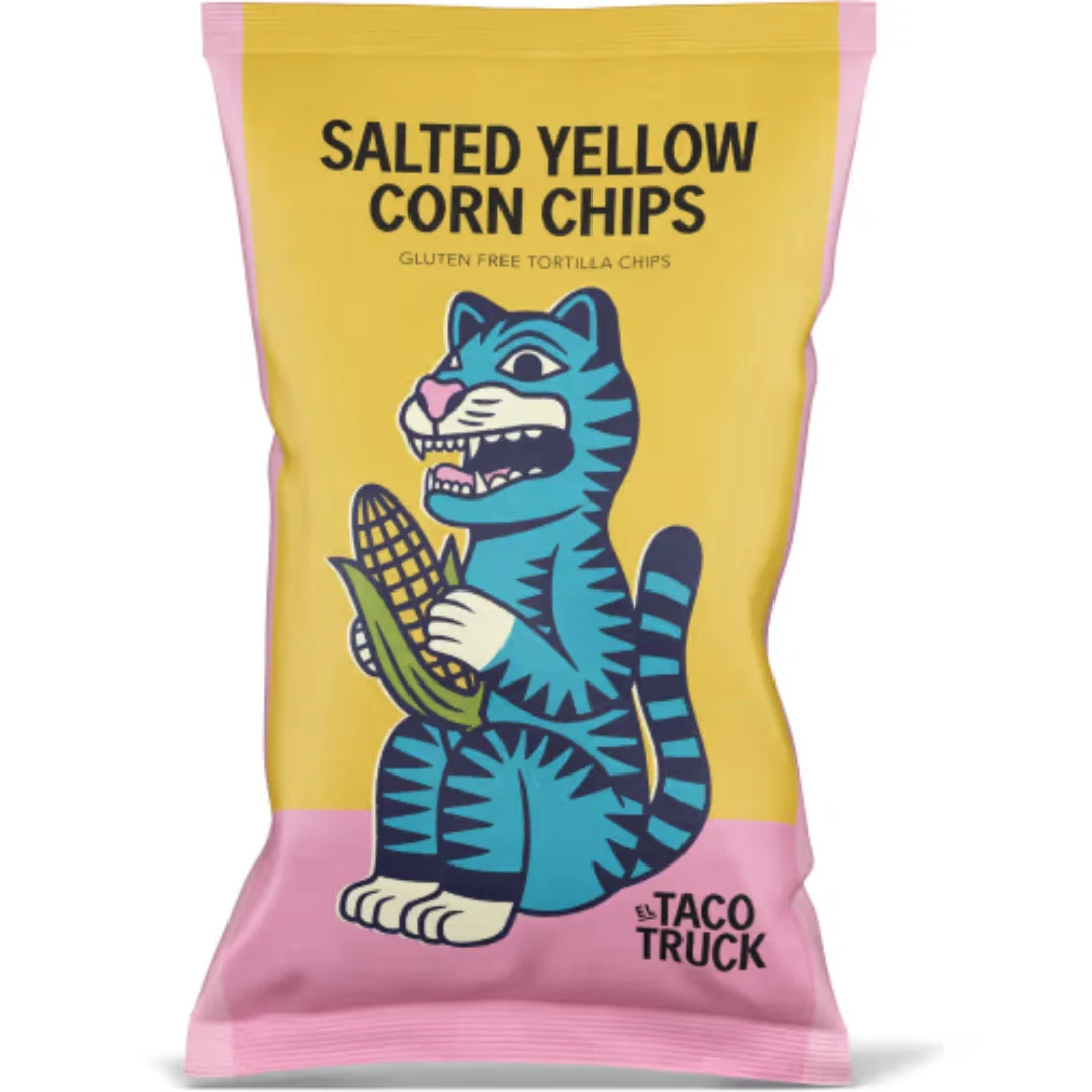 El Taco Truck Yellow Corn Salted Chips - Yellow Corn Salted Chips 185g