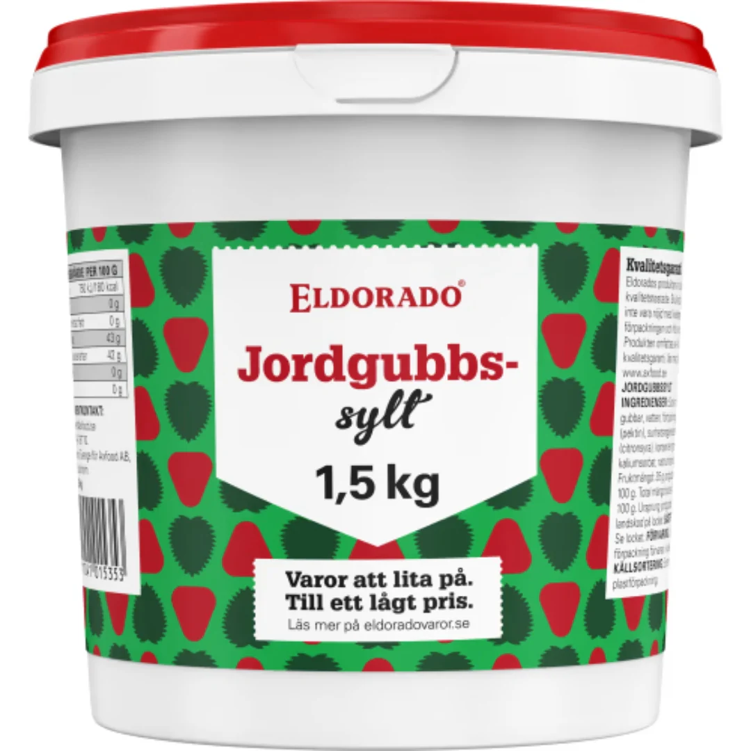 Eldorado Jordgubbssylt - Strawberry Jam 1.5kg