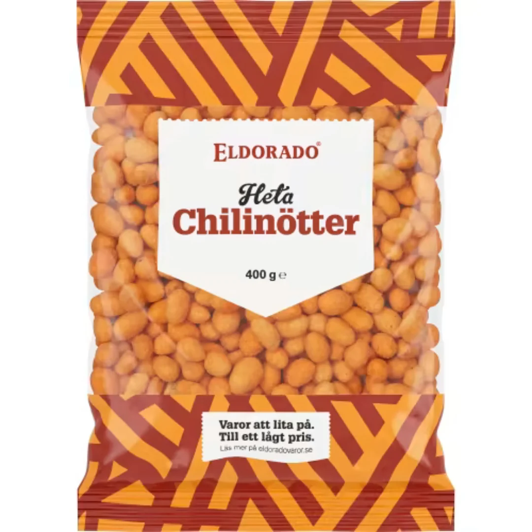 Eldorado Jordnötter Chili - Spicy Chili Peanuts 500g