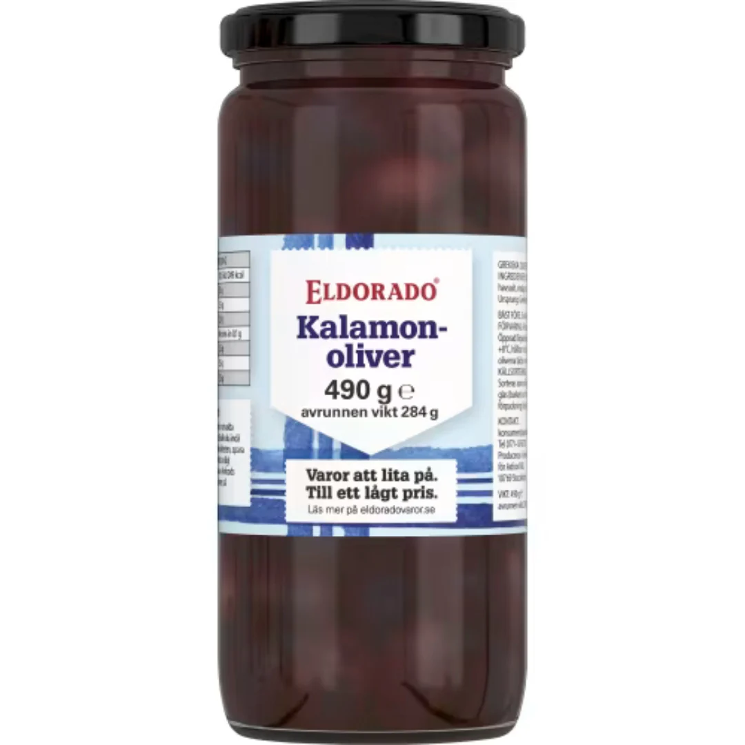 Eldorado Kalamonoliver - Kalamon Olives 490g
