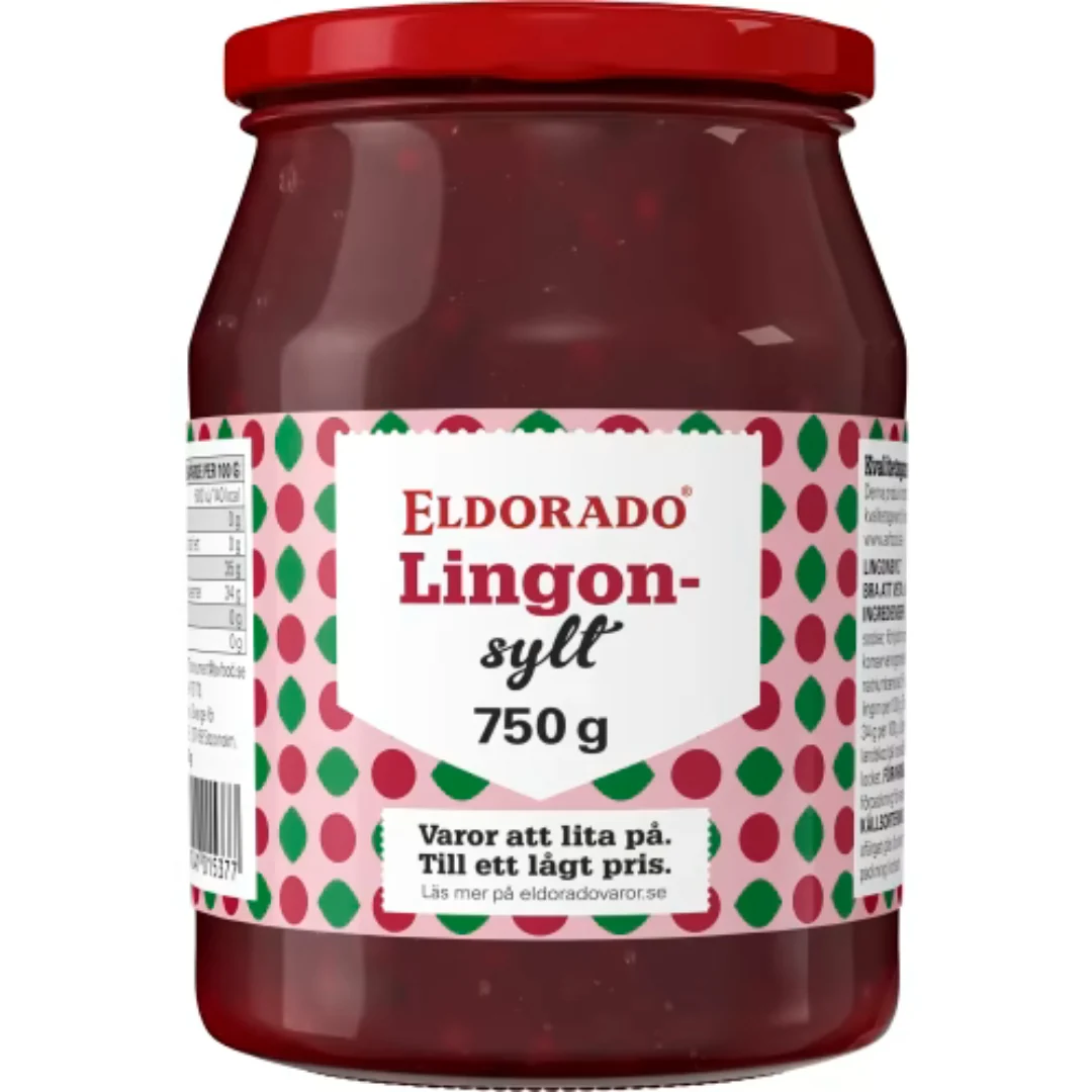 Eldorado Lingonsylt - Lingonberry Jam 750g