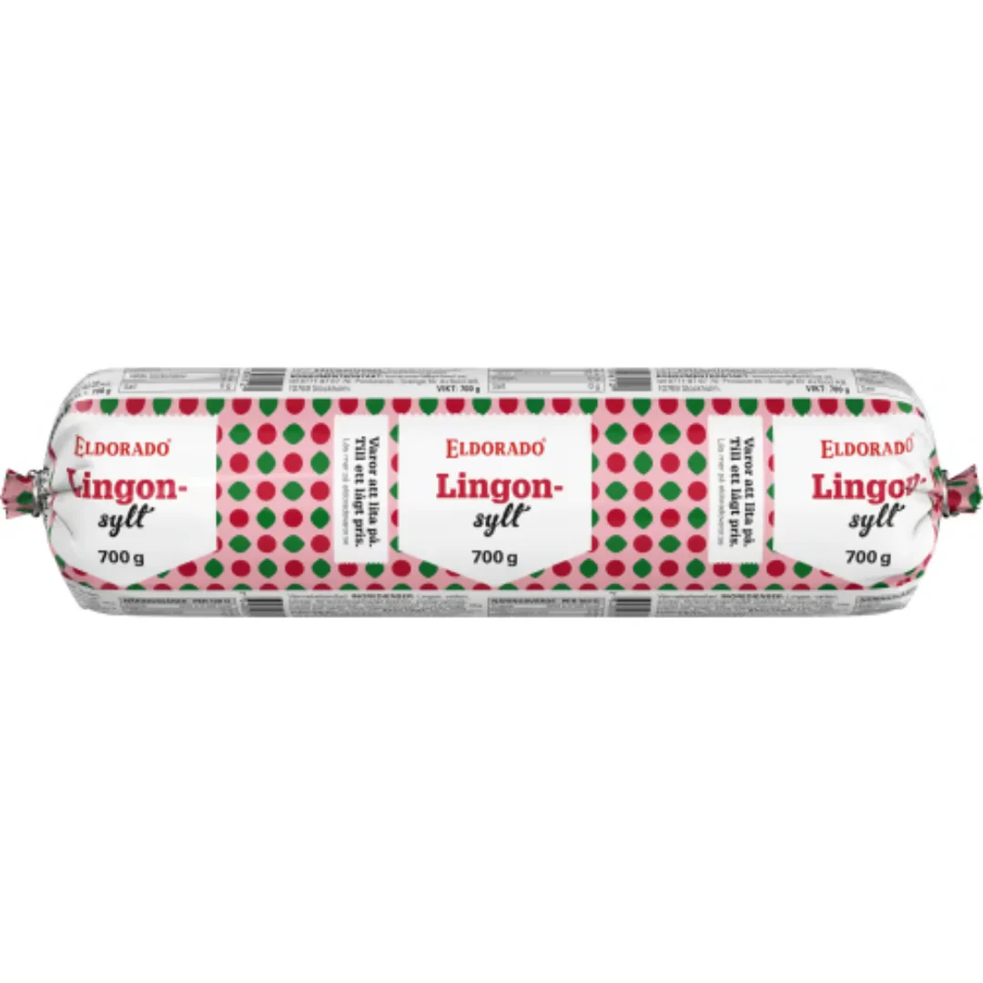 Eldorado Lingonsylt Refill - Lingonberry Jam Refill 700g