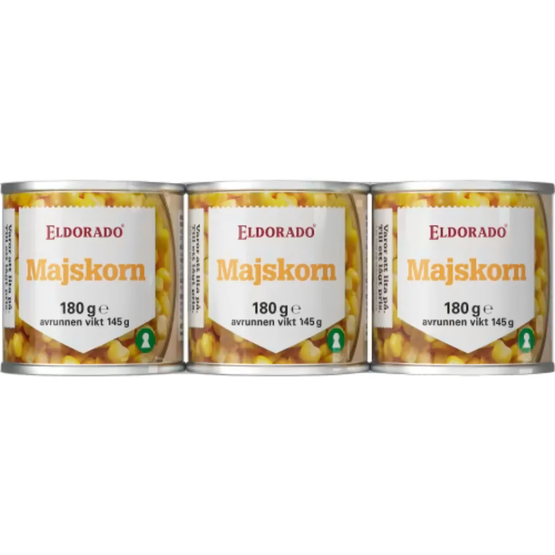 Eldorado Majskorn 3-pack - Sweet Corn 3x180g