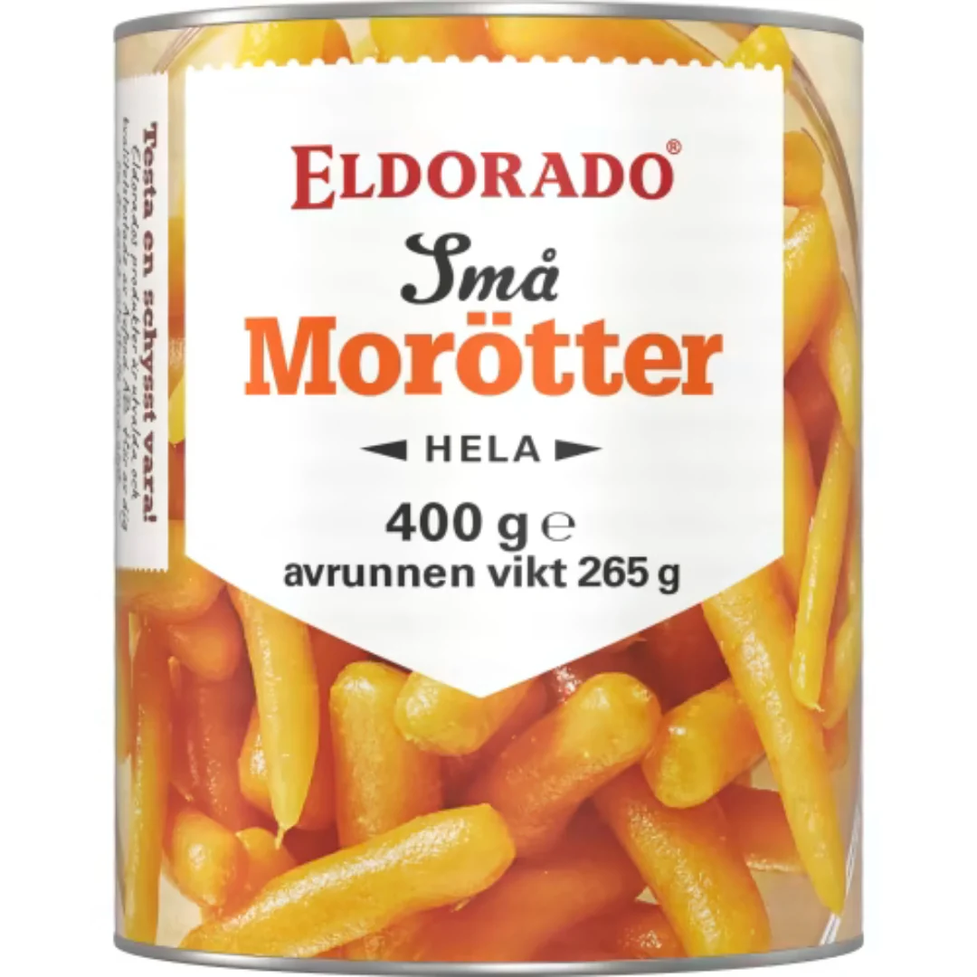 Eldorado Morötter SmÄ Hela - Whole Small Carrots 400g