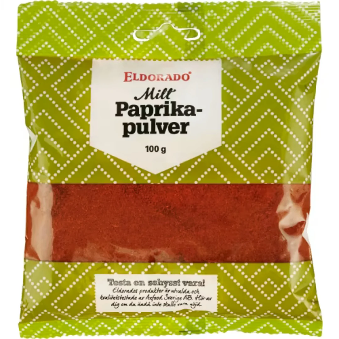 Eldorado Paprikapulver Milt Påse - Mild Paprika Powder 100g