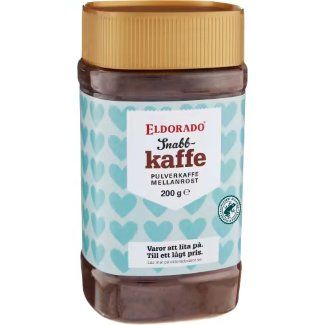 Eldorado Snabbkaffe Mellanrost - Instant Coffee Medium Roast 200g