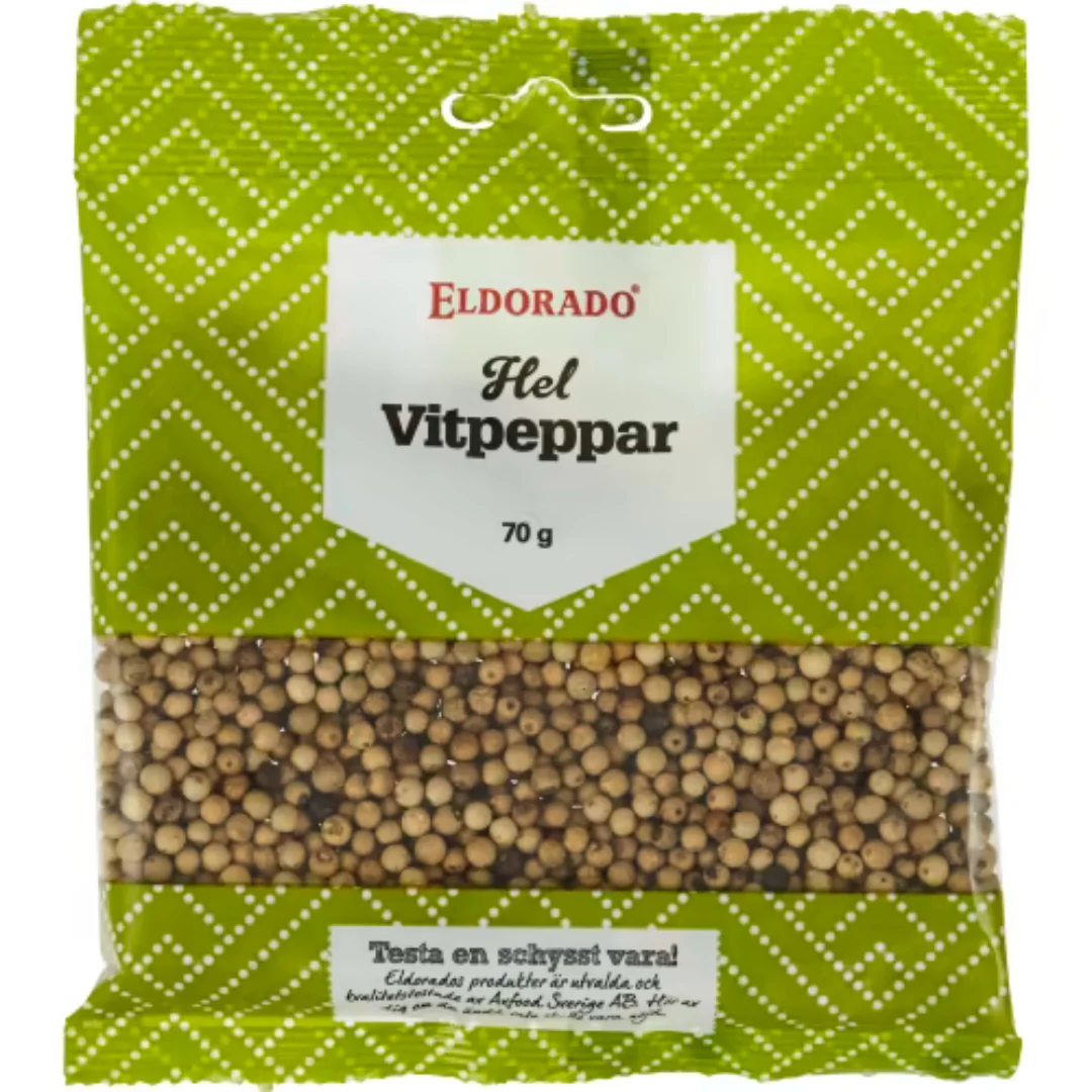 Eldorado Vitpeppar Hel PÄse - Whole White Pepper 70g