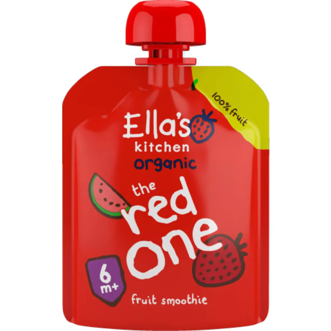 Ella's Kitchen The Red One Smoothie 6 MÄnader - Organic Fruit Smoothie 90g