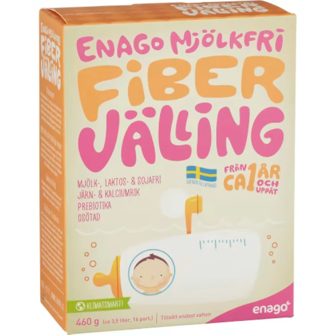 Enago FibervÀlling Mjölkfri FrÄn 12 MÄnader - Dairy-Free Wholegrain Porridge with Oats, Corn & Rye 460g