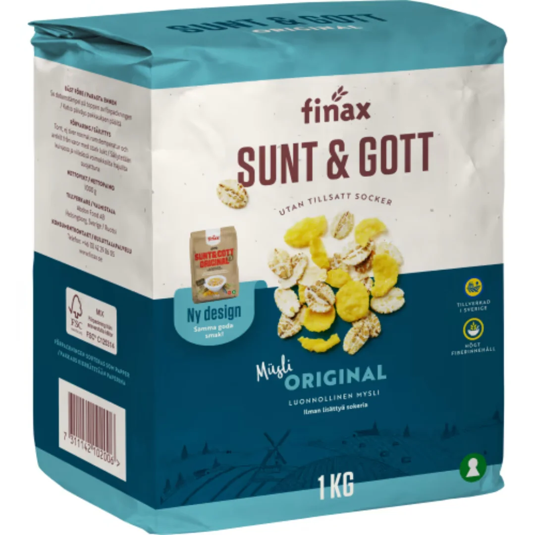 Finax Original MĂĽsli Sunt & Gott - Original Muesli 1kg