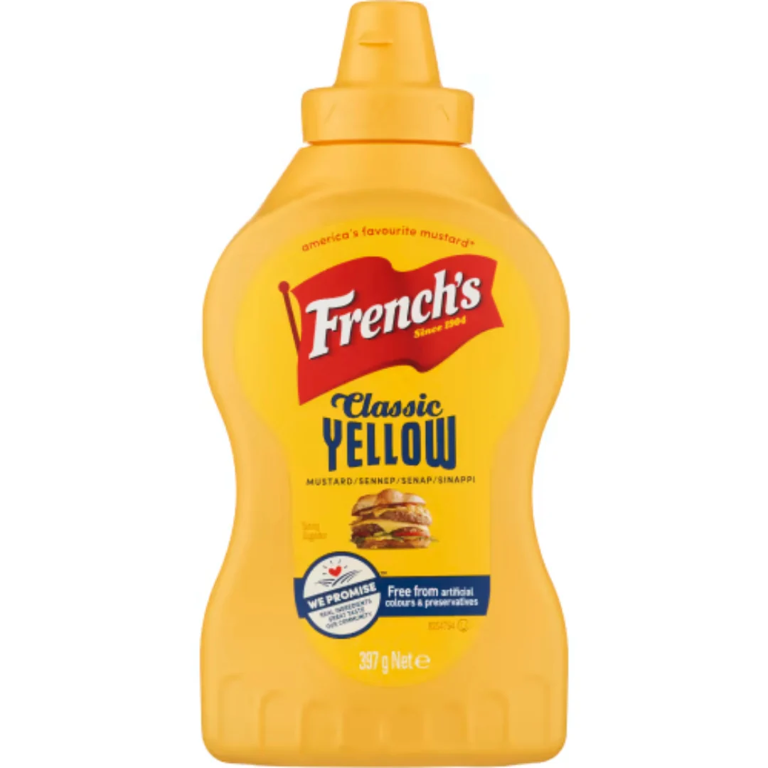 French's Classic Yellow Senap - American Yellow Mustard 397g