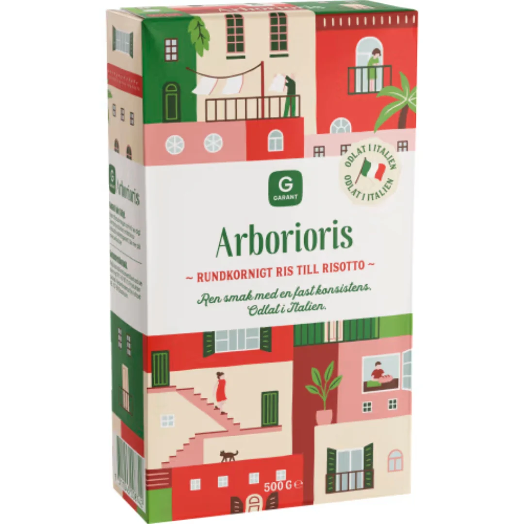Garant Arborioris Rundkornigt Till Risotto - Arborio Rice 500g