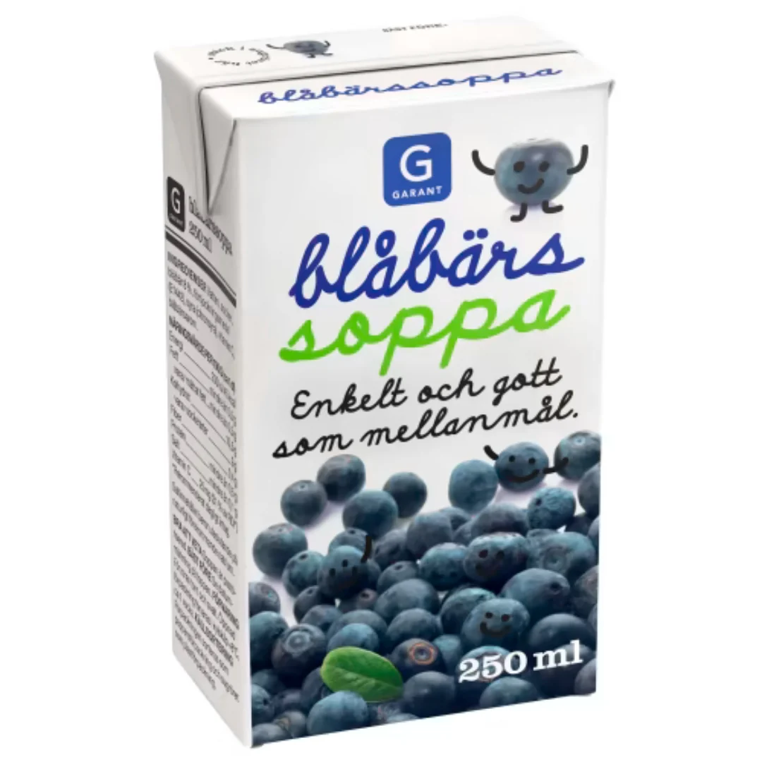 Garant BlÄbÀrssoppa - Blueberry Fruit Soup 250ml