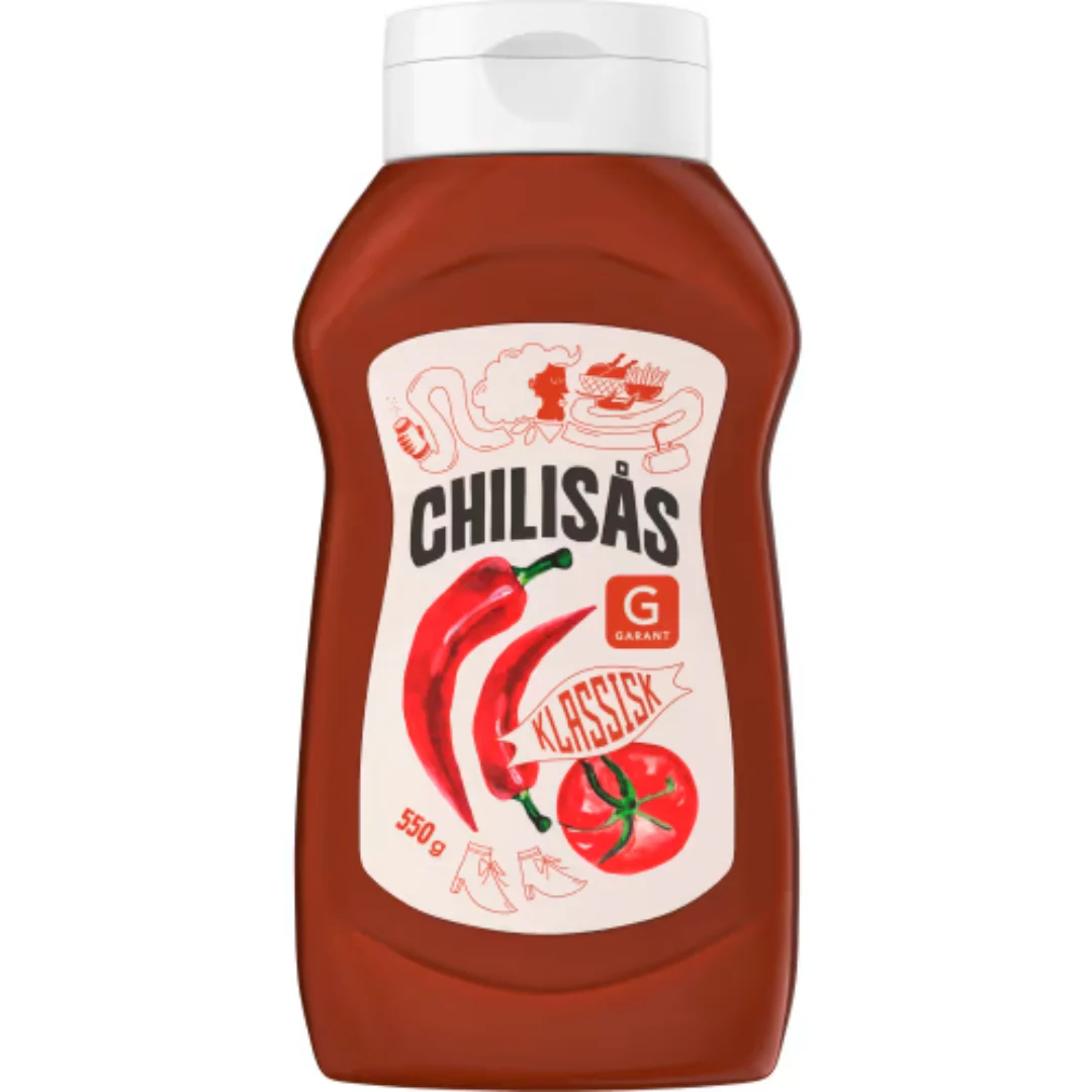 Garant ChilisÄs Klassisk - Classic Chili Sauce 550g