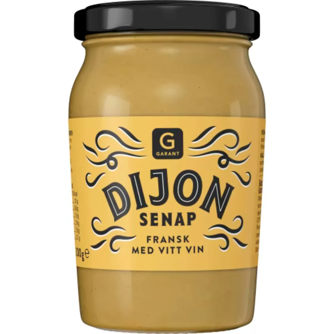 Garant Dijonsenap - French Dijon Mustard with White Wine 200g
