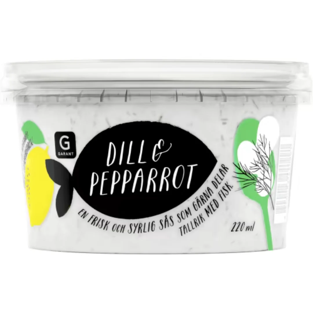 Garant Dill Pepparrot FisksÄs - Dill & Horseradish Sauce 220ml