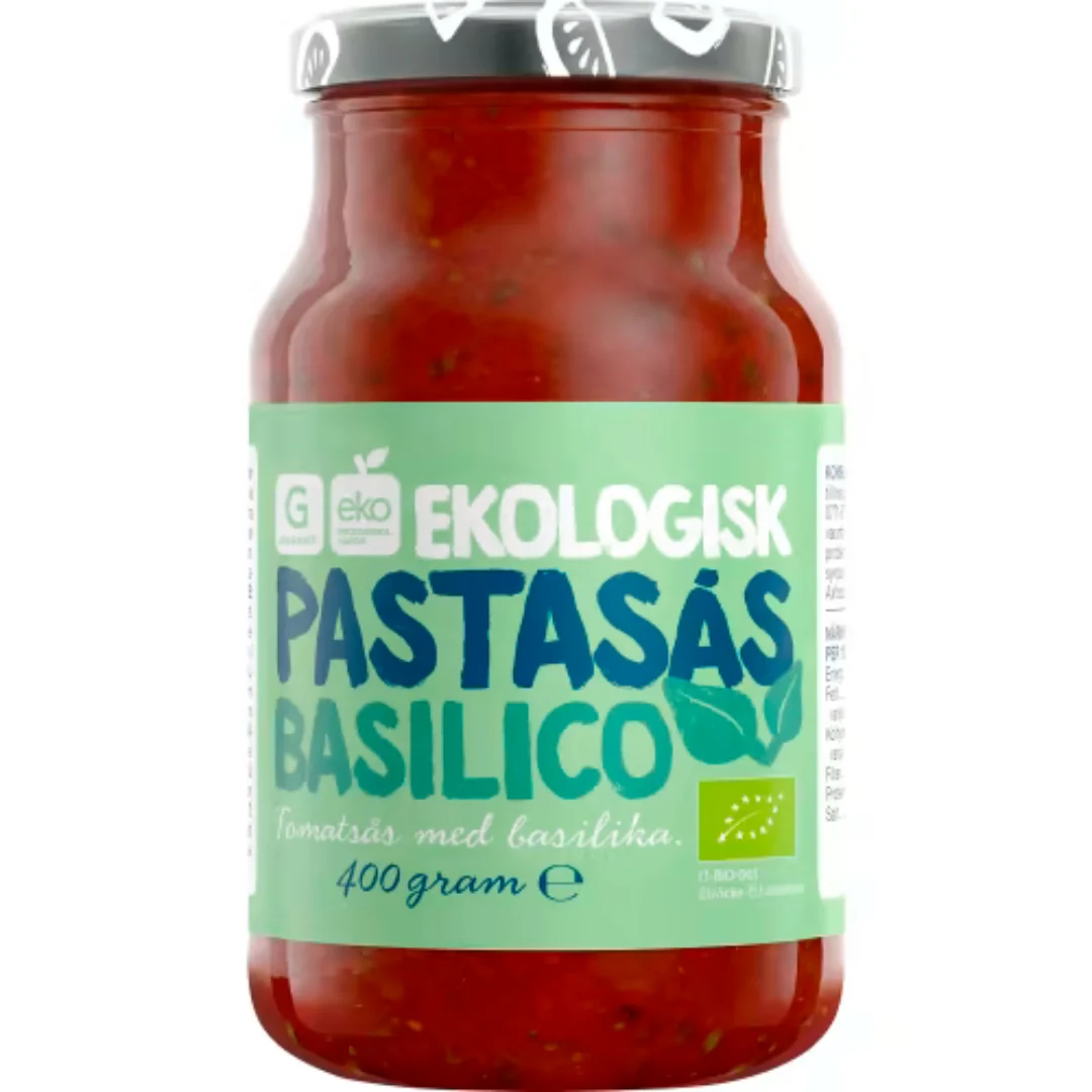 Garant Eko Basilico PastasÄs - Tomato Sauce with Basil 400g