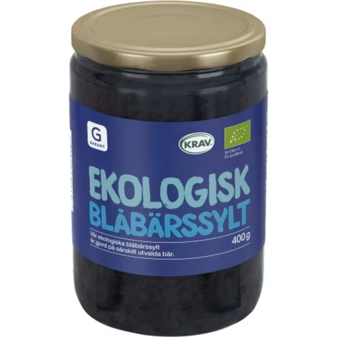 Garant Eko BlÄbÀrssylt Ekologisk - Organic Blueberry Jam 400g