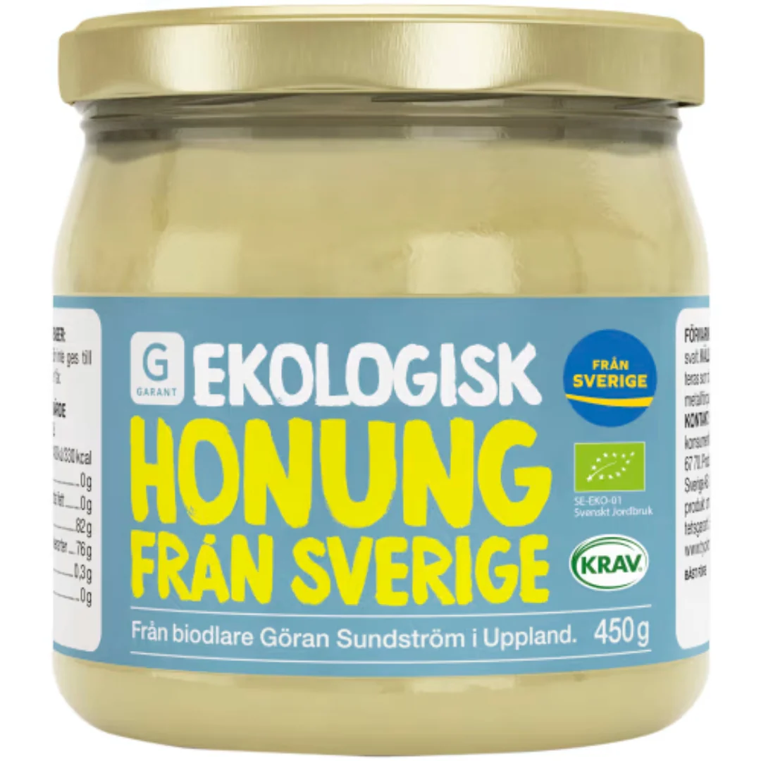 Garant Eko Honung Svensk Ekologisk - Swedish  Organic Honey 450g
