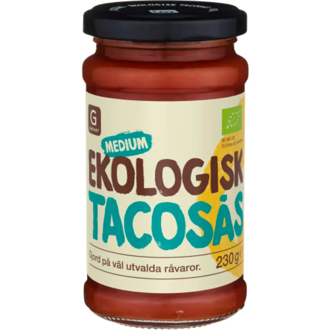 Garant Eko Taco SÄs Medium Ekologisk - Organic Taco Sauce Medium Spicy 230g