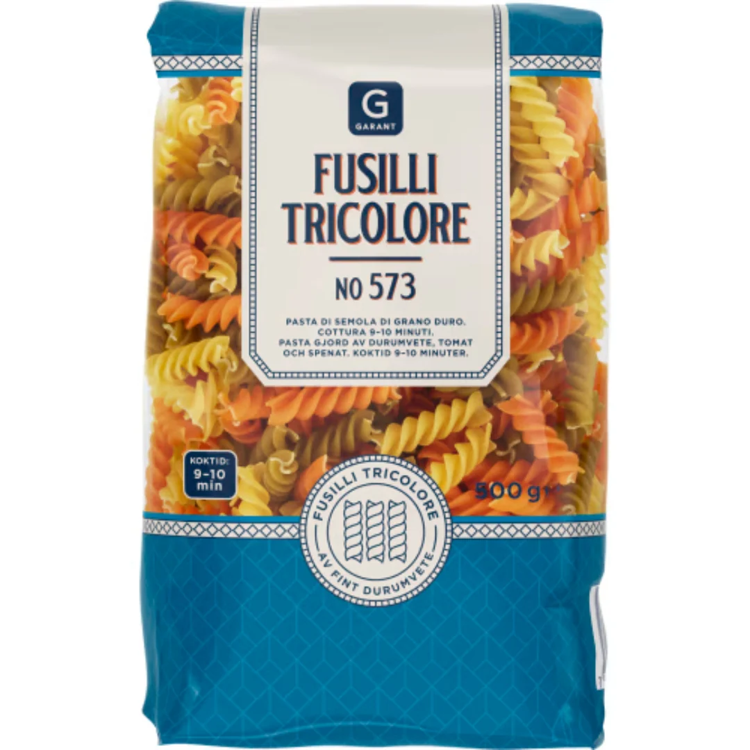 Garant Fusilli Tricolore Pasta - Fusilli Tricolore Pasta 500g