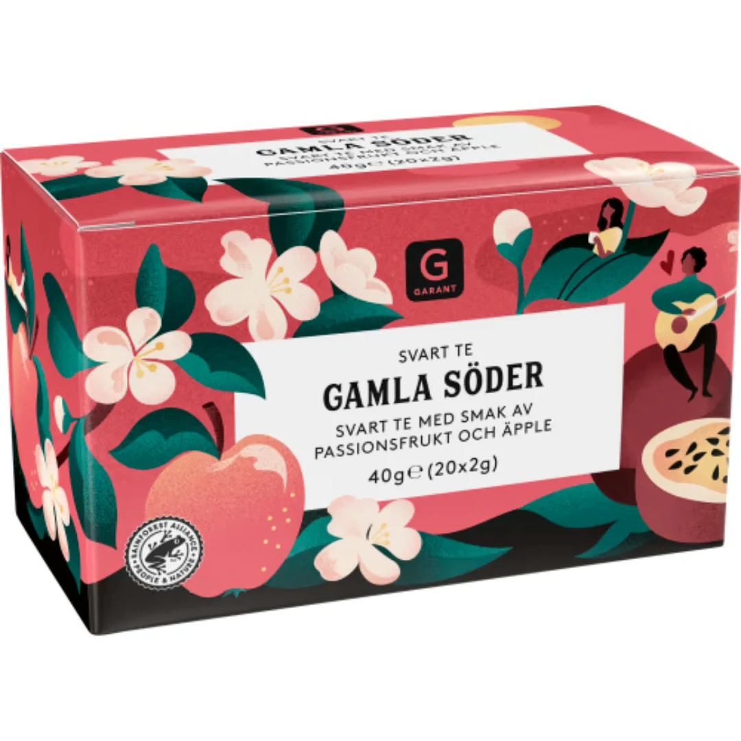 Garant Gamla Söder Svart Te - Passion Fruit and Apple Black Tea 40g