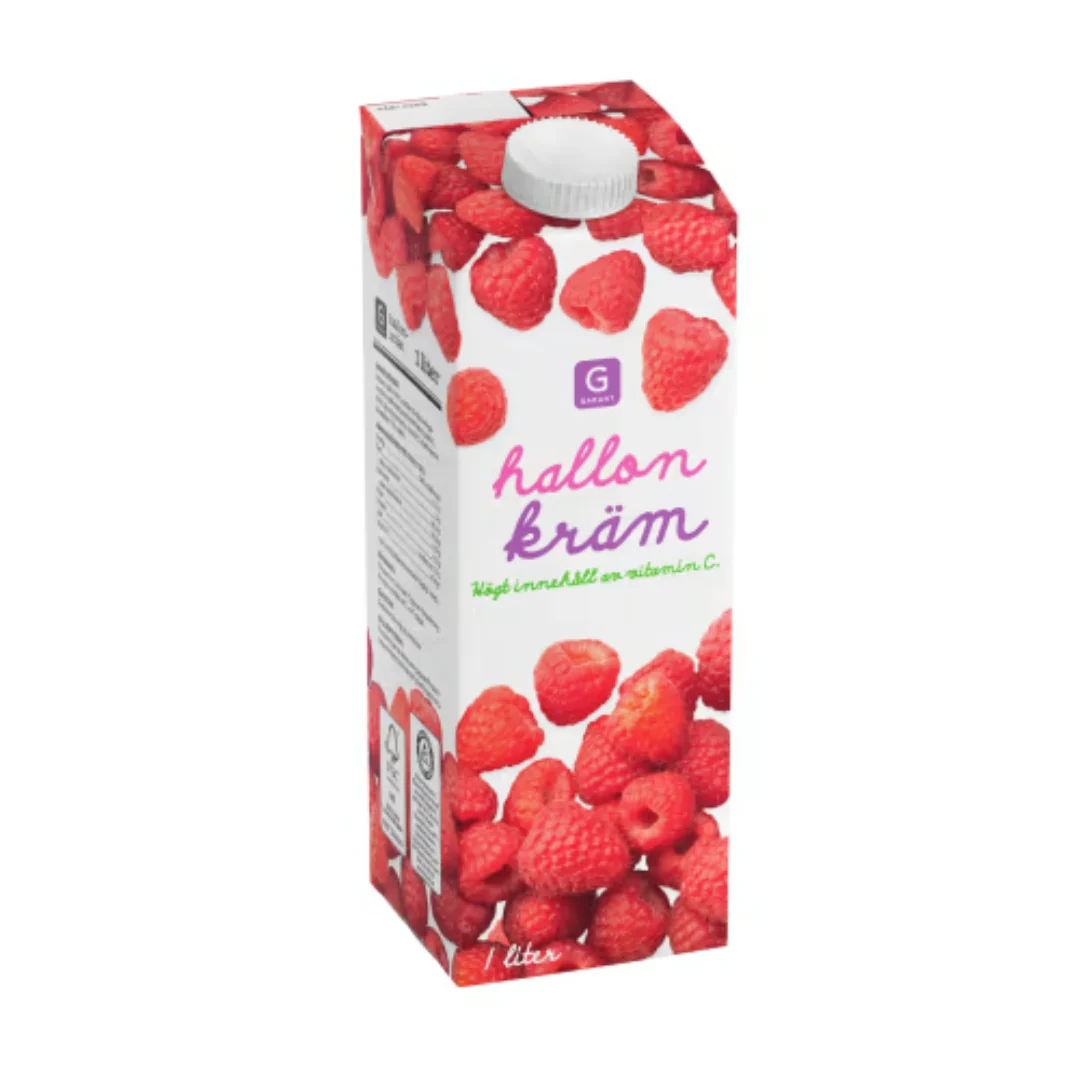 Garant Hallonkräm - Raspberry Fruit Soup 1L