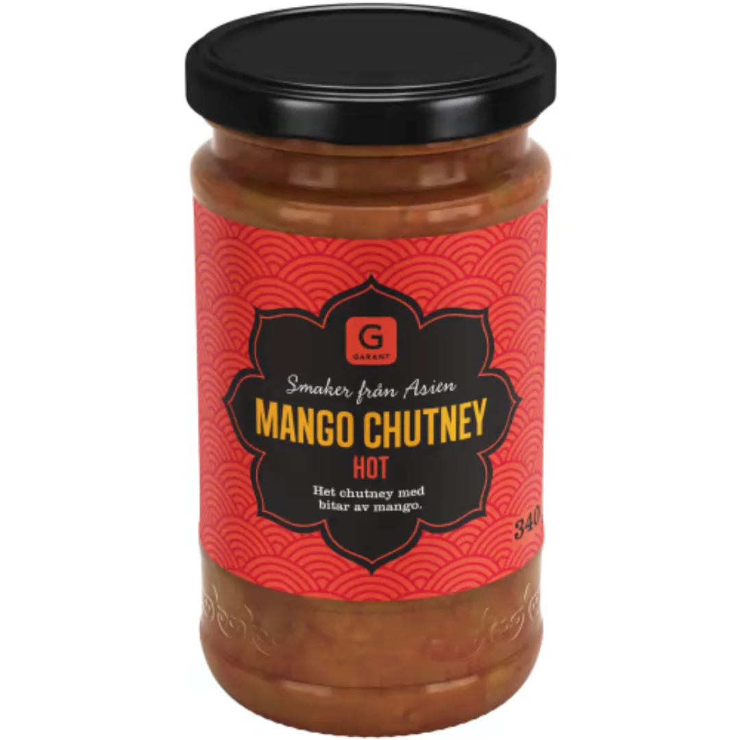 Garant Mango Chutney Hot SmaksÀttare - Mango Chutney Hot 340g