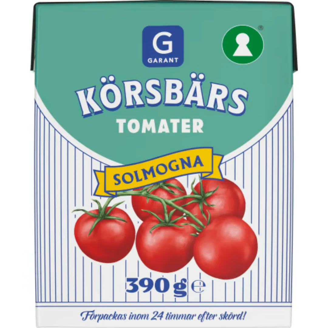 Garant Tomater KörsbÀrs - Sun-Ripened Cherry Tomatoes 390g