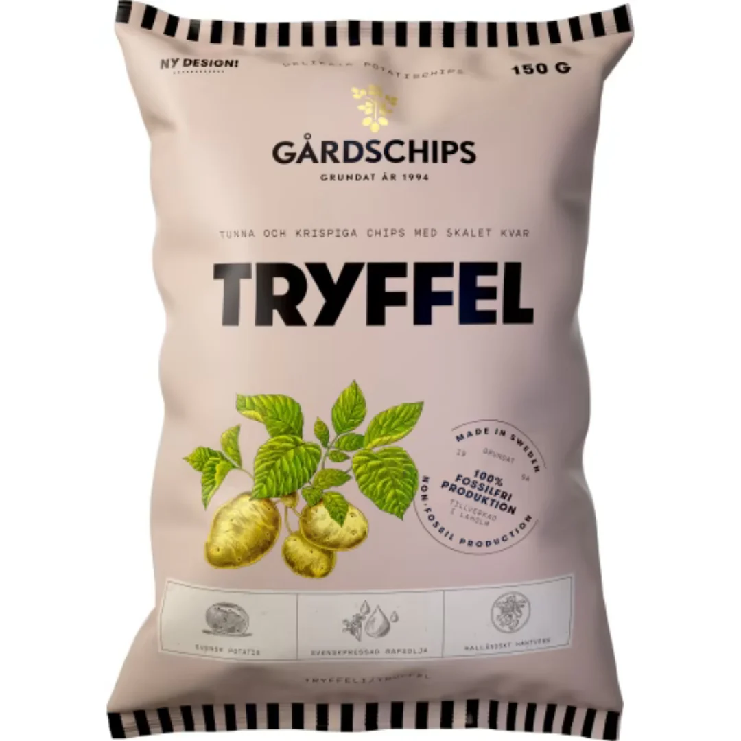 GÄrdschips Tryffelchips - Chips with Truffle Flavour 150g