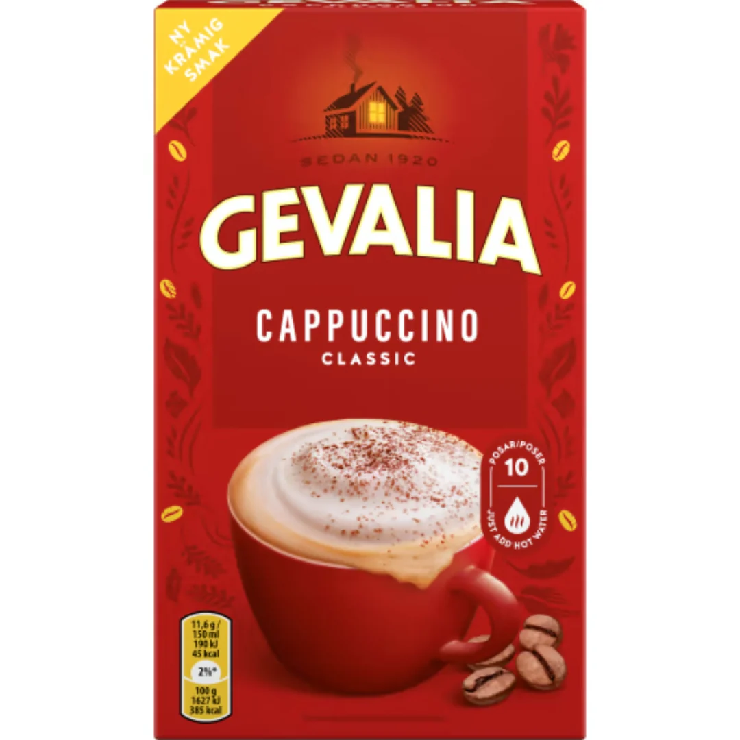 Gevalia Cappuccino Classic PortionspÄsar - Cappuccino Original 116g