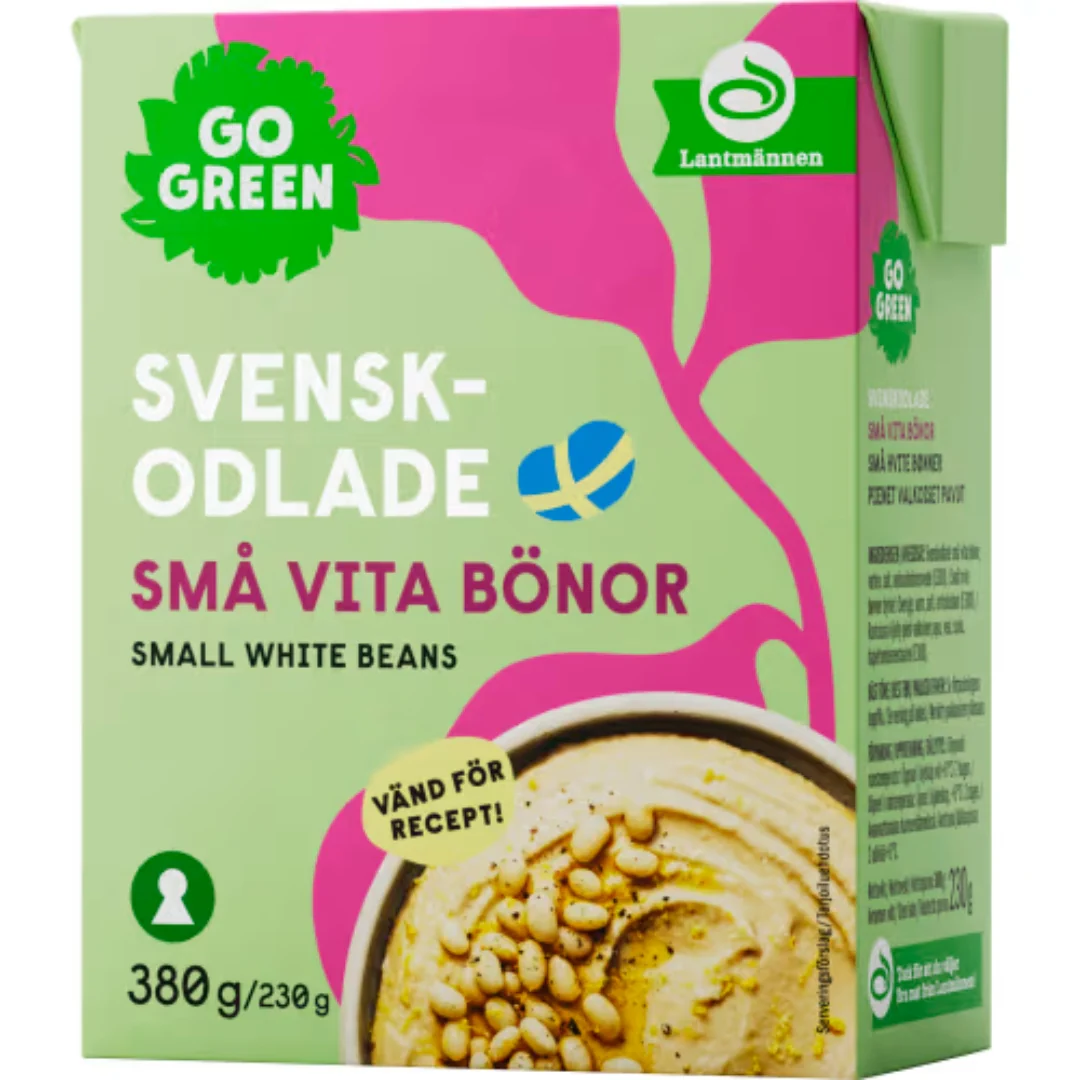Gogreen Vita Bönor SmÄ Svenska - Small White Beans 380g