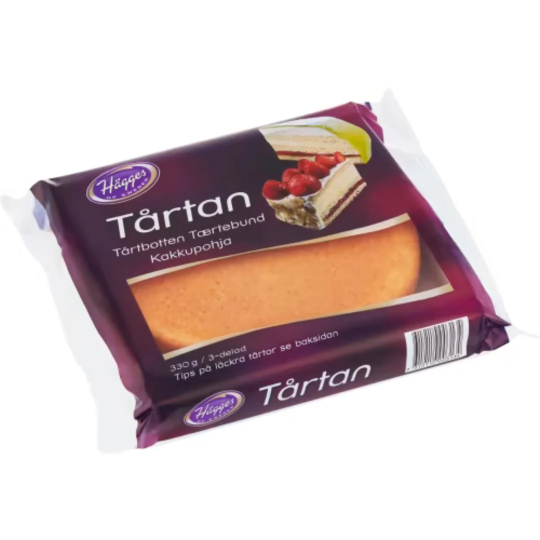 HÀgges TÄrtan TÄrtbotten 3-delad - Vanilla Sponge Cake Base 330g